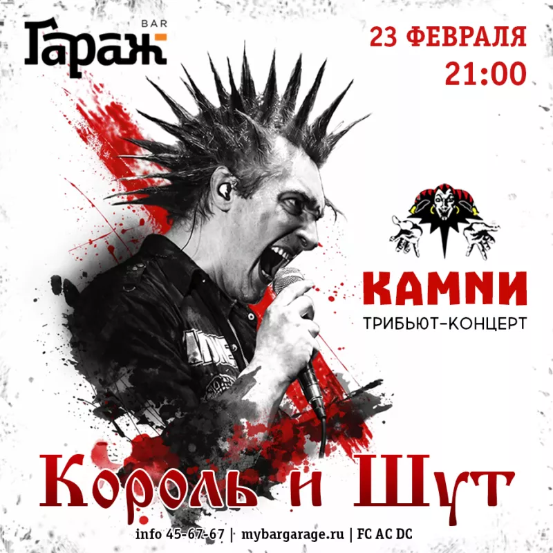 Трибьют КИШ КАМNИ. Бар Гараж
